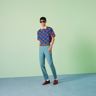 GG cotton jacquard polo T-shirt