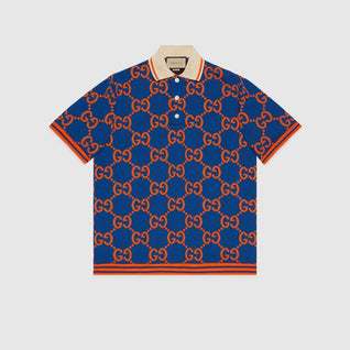 GG cotton jacquard polo T-shirt