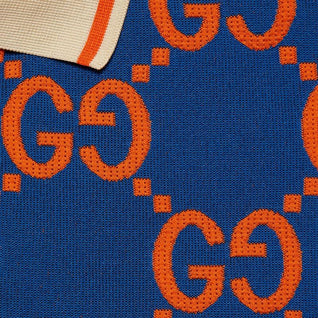 GG cotton jacquard polo T-shirt