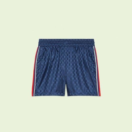 GG jacquard nylon swim shorts - Lux Studios