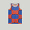 GG print mesh tank top