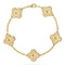 Gift Unlocked - Clover Bracelet | Limited Edition - Hammered Gold