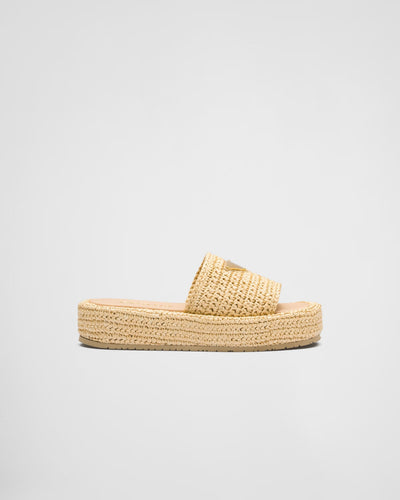 Crochet flatform slides