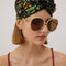 Gucci beige sunglasses with horsebit detail
