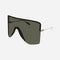Gucci black bold 80s inspired mask sunglasses