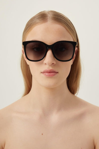 Gucci black cat-eye sunglasses - Lux Studios