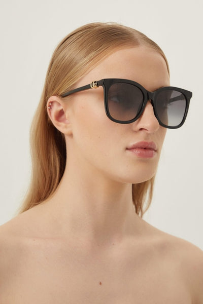 Gucci black cat-eye sunglasses - Lux Studios