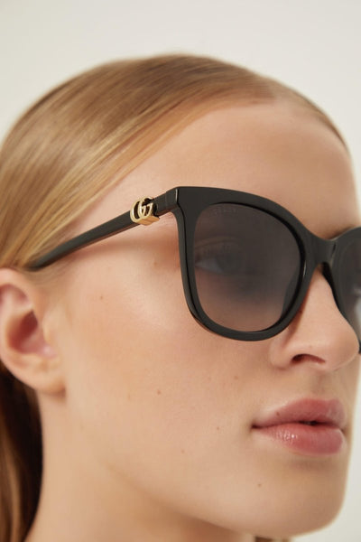 Gucci black cat-eye sunglasses - Lux Studios