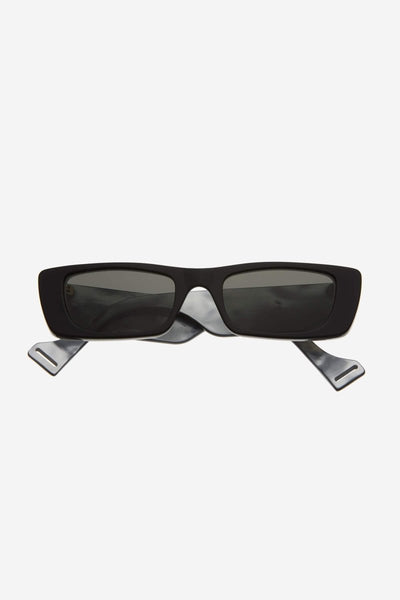 Gucci black micro rectangular female sunglasses - Lux Studios
