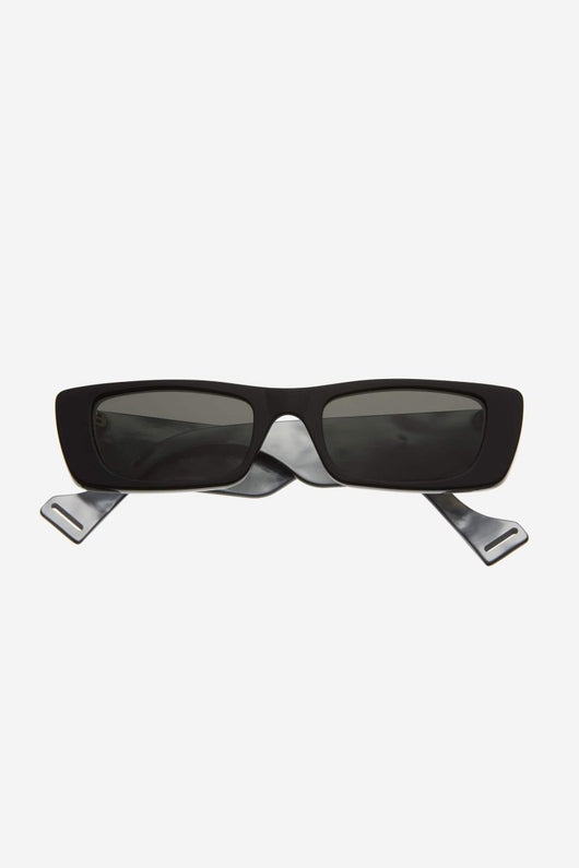 Gucci black micro rectangular female sunglasses - Lux Studios