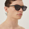 Gucci black sporty panthos shape