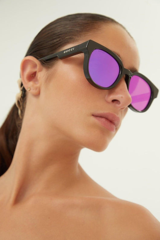 Gucci black sporty sunglasses - Lux Studios