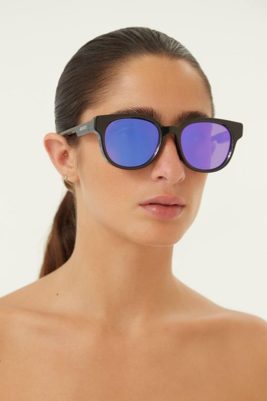 Gucci black sporty sunglasses - Lux Studios