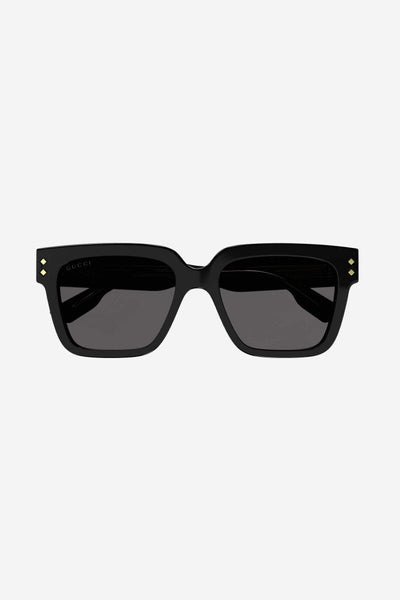 Gucci bold squared black sunglasses - Lux Studios