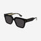 Gucci bold squared black sunglasses
