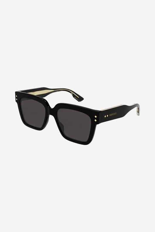 Gucci bold squared black sunglasses - Lux Studios