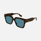 Gucci bold squared havana sunglasses