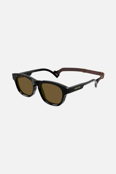 Gucci brown sporty sunglasses - Lux Studios