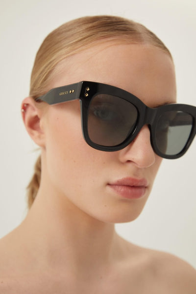 Gucci cat-eye black sunglasses - Lux Studios