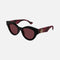 Gucci cat eye burgundy sunglasses