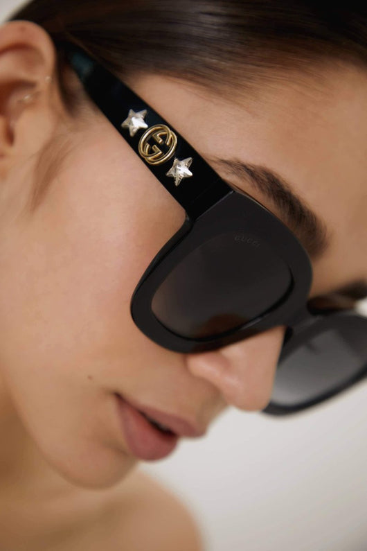 Gucci cat-eye femenine star sunglasses - Lux Studios