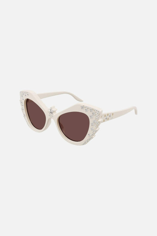 Gucci cat-eye oversized sunglasses with Swarovski - Lux Studios