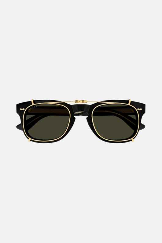 Gucci clip on black sunglasses - Lux Studios