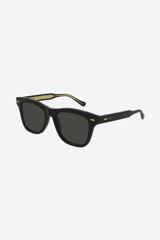 Gucci decor black acetate sunglasses - Lux Studios