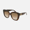 Gucci femenine havana Cat-eye sunglasses
