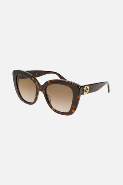 Gucci femenine havana Cat-eye sunglasses - Lux Studios