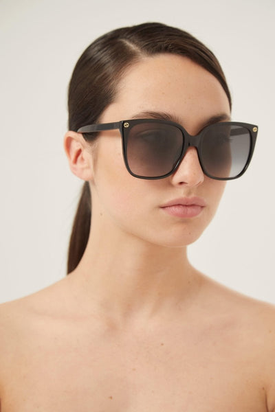 Gucci femenine oversized cat-eye sunglasses - Lux Studios