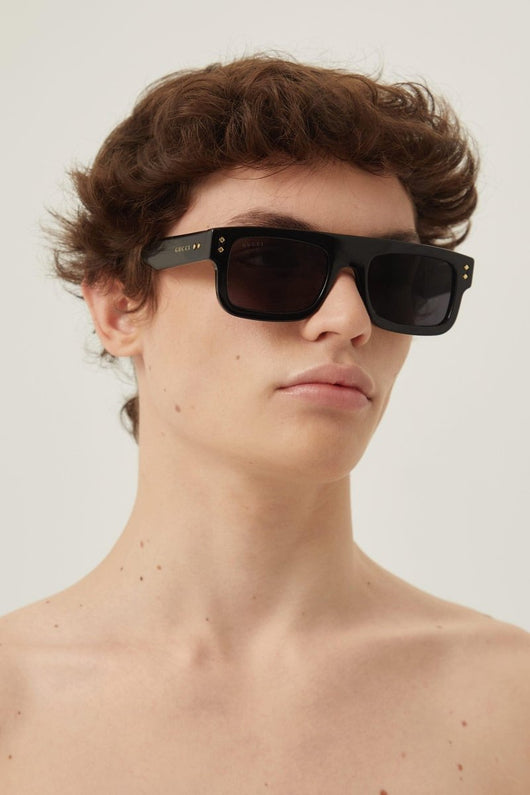 Gucci flat top rectangular sunglasses - Lux Studios