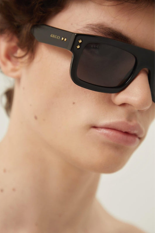 Gucci flat top rectangular sunglasses - Lux Studios