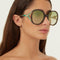 Gucci fork acetate green sunglasses