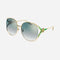 Gucci fork metal green sunglasses