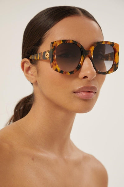 Gucci GG1257s oversized butterfly multicolor GG sunglasses - Lux Studios