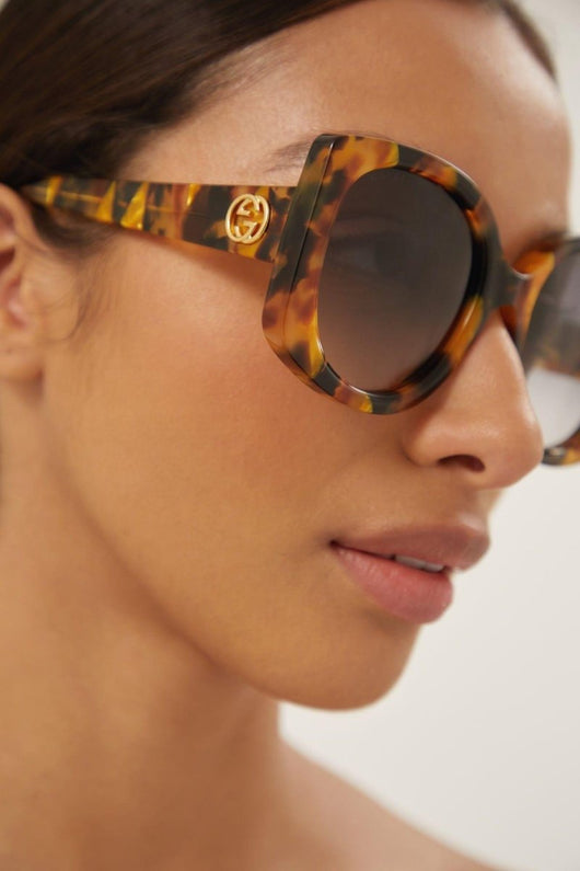 Gucci GG1257s oversized butterfly multicolor GG sunglasses - Lux Studios