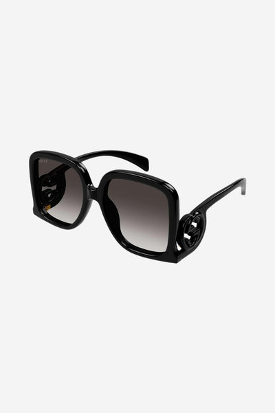 Gucci GG1326S black butterfly shape sunglasses - Lux Studios