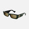 Gucci green rectangular sunglasses