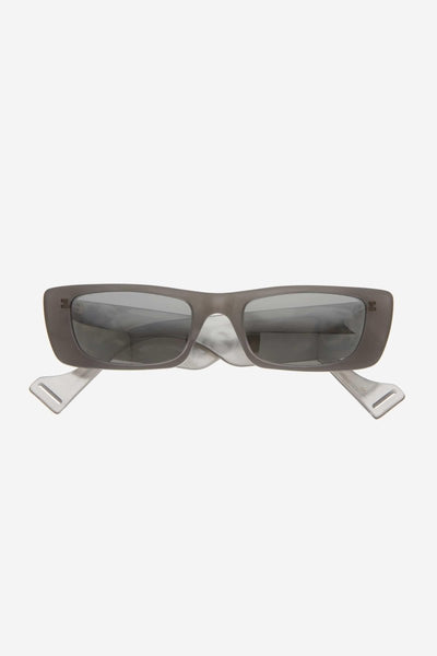 Gucci grey rectangular female sunglasses - Lux Studios