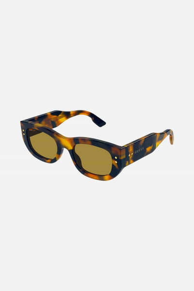 Gucci havana bold sunglasses - Lux Studios