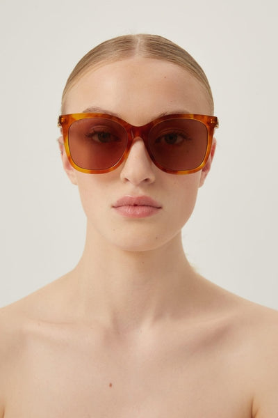Gucci havana cat-eye sunglasses - Lux Studios