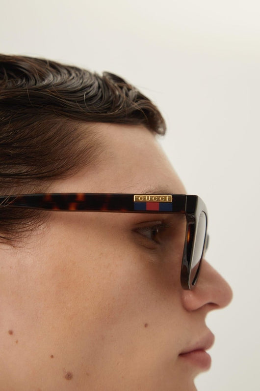 Gucci Havana rectangular shape - Lux Studios