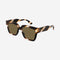 Gucci havana squared sunglasses