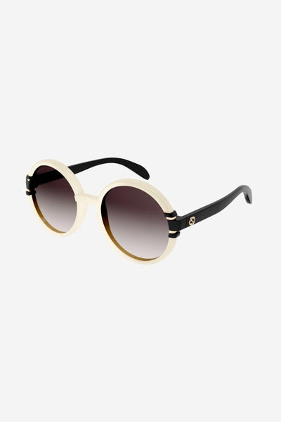 Gucci ivory round shape sunglasses - Lux Studios