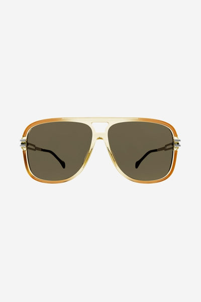 Gucci oversize caravan shape sunglasses - Lux Studios