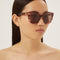 Gucci oversize cat eye round pink sunglasses