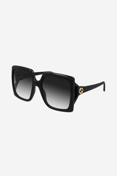 Gucci oversized black squared sunglasses - Lux Studios