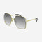 Gucci oversized gradiente lenses sunglasses