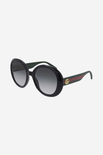 Gucci oversized sunglasses with web temple - Lux Studios